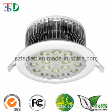 CE Approved Fins Housing 18W Dimmable LED Recessed Light